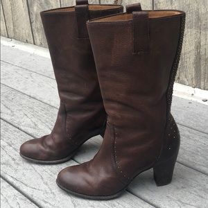 Frye Fiona Studded Mid Boot, size 8